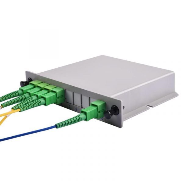 Plug-in box plc splitter