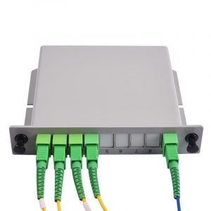 Plug-in box plc splitter